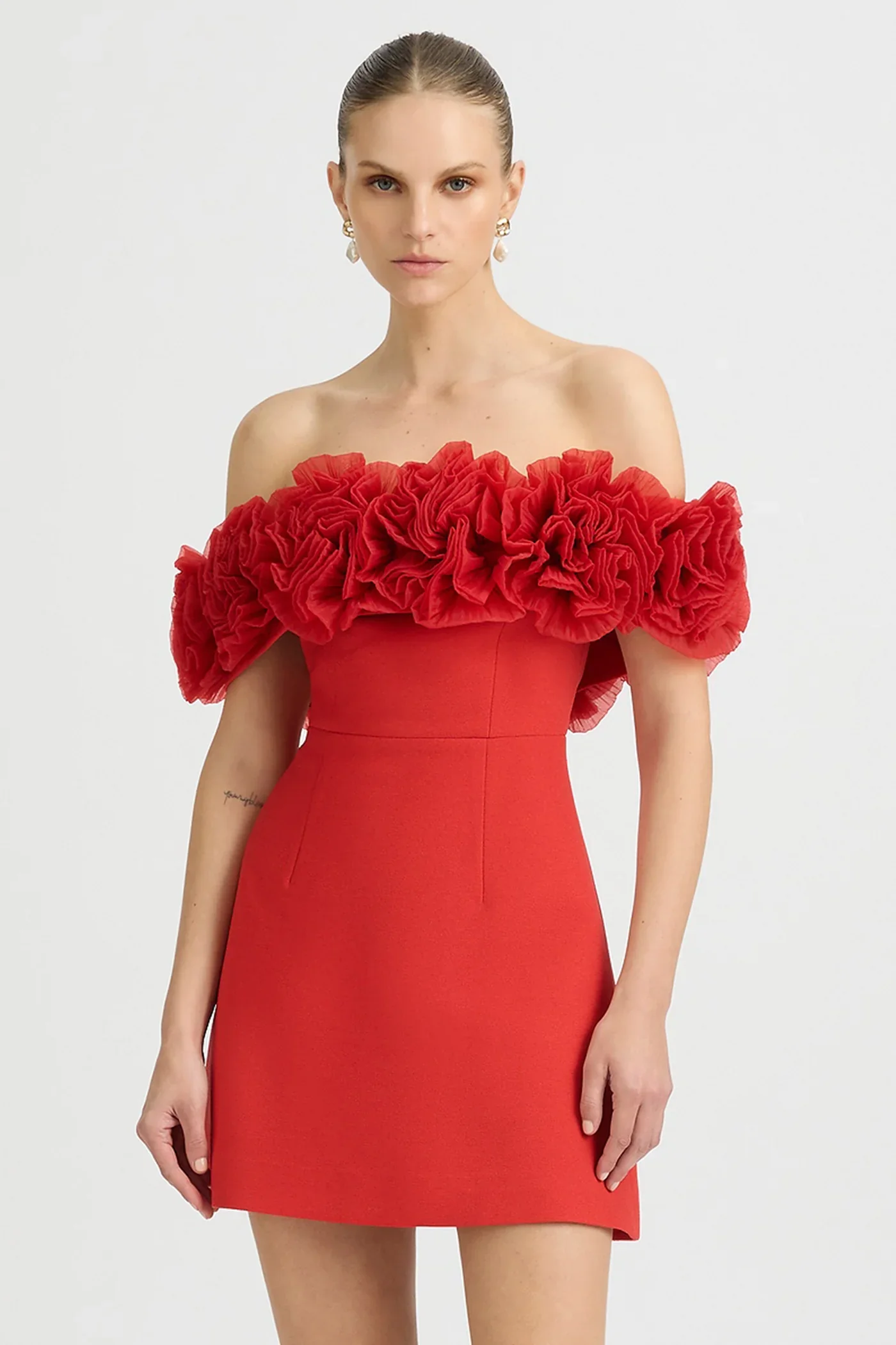 Sonya Nahla Mini Dress - Sorrento Red - Image 2