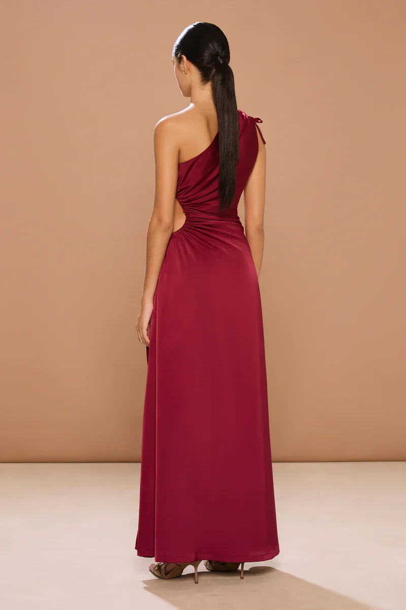 Sonya Nour Maxi Dress - Wine - Image 3