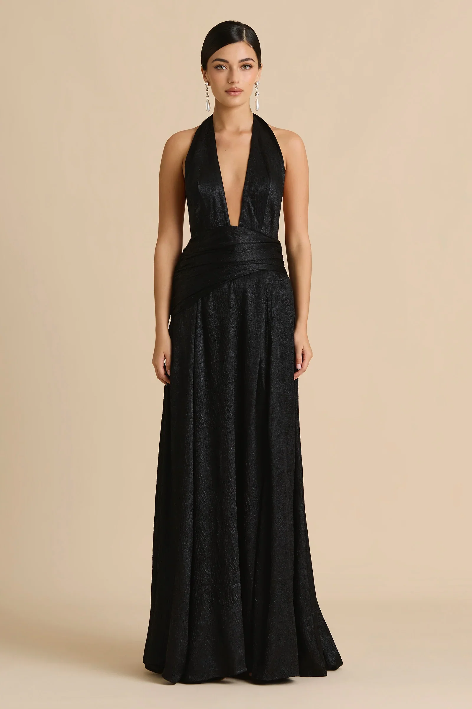 Sonya Zephyr Gown - Black