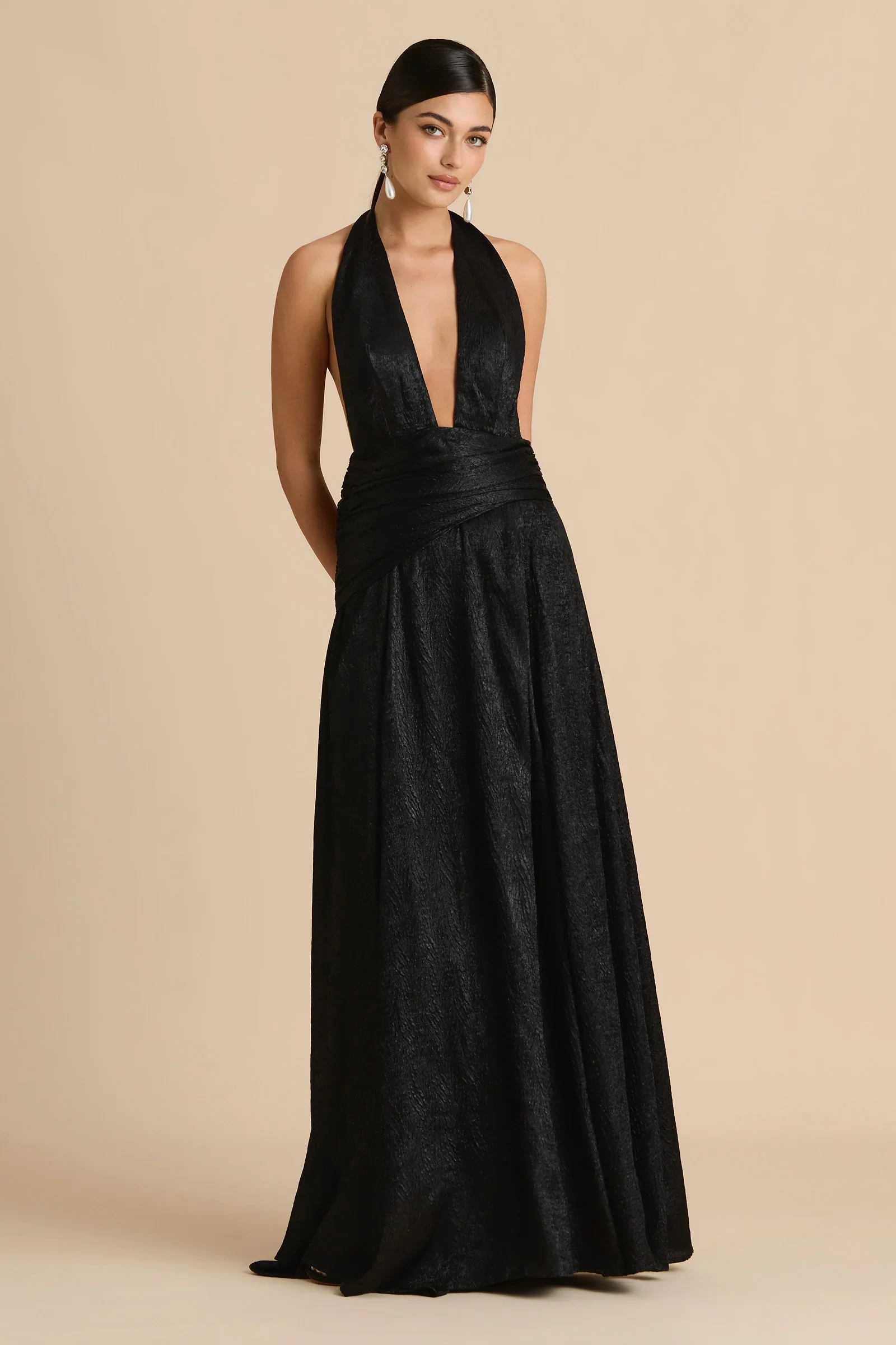 Sonya Zephyr Gown - Black - Image 2