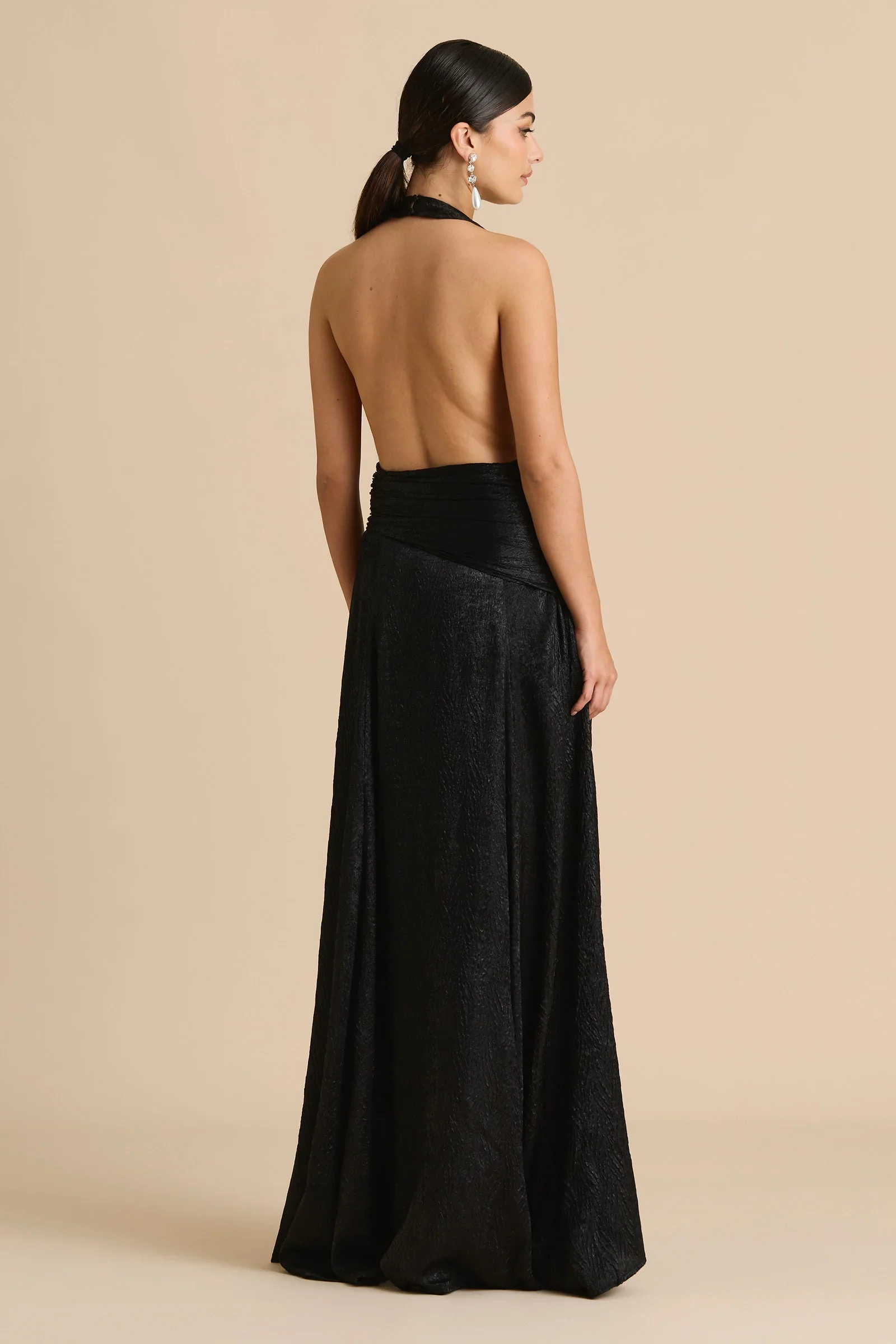 Sonya Zephyr Gown - Black - Image 4