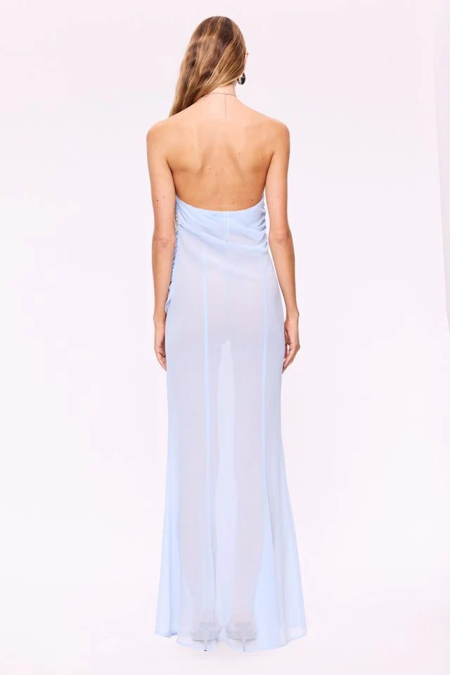 Suboo Annalese Draped Gown - Ice Blue - Image 4