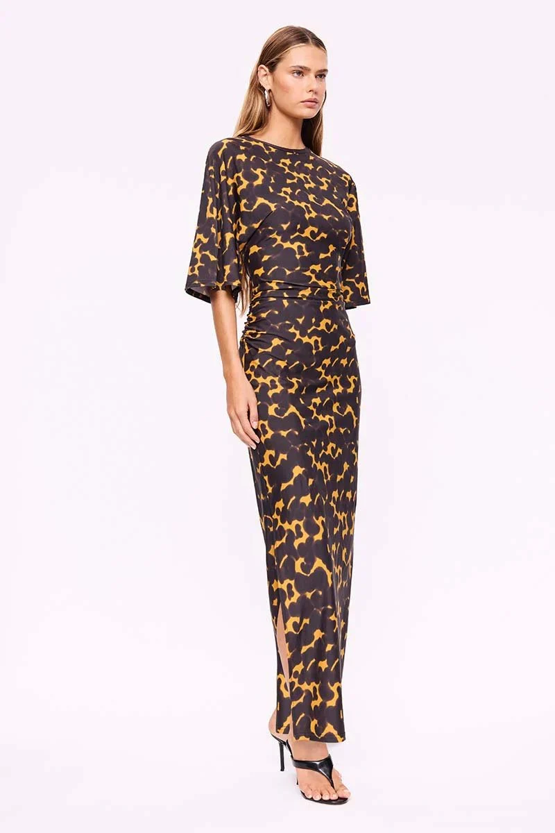 Suboo Biba Ivy Maxi Dress - Tortoise Shell - Image 2