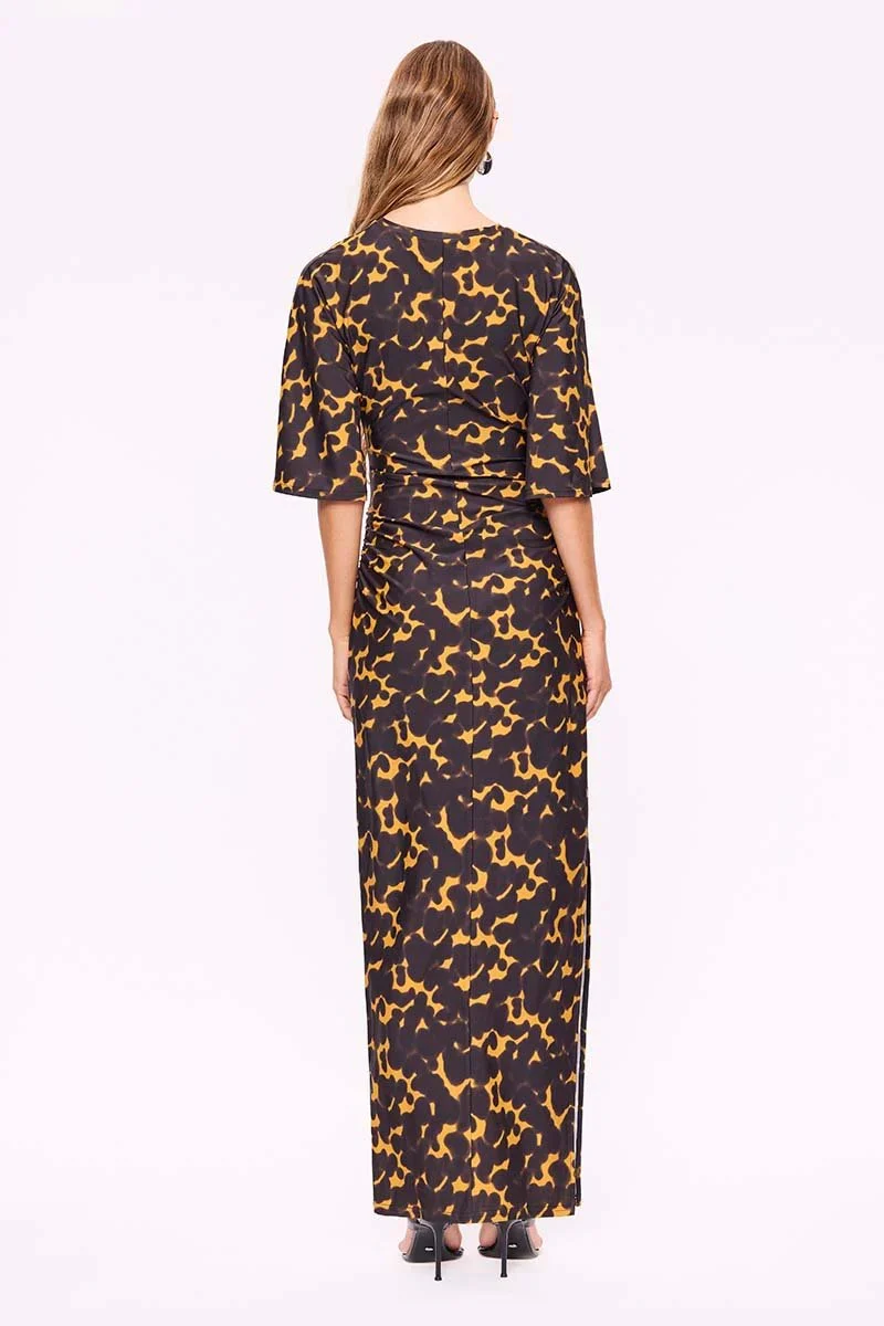 Suboo Biba Ivy Maxi Dress - Tortoise Shell - Image 3