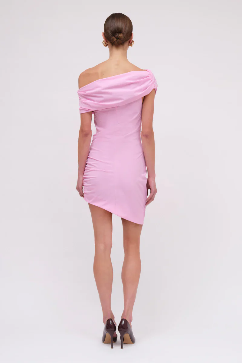 Suboo Montie Off Shoulder Mini Dress - Pink - Image 4