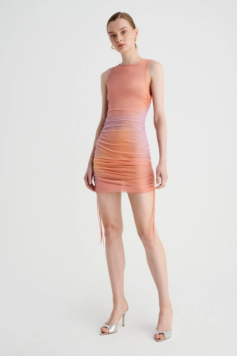 Suboo Venus Rouched Mini Dress - Ombre - Image 2
