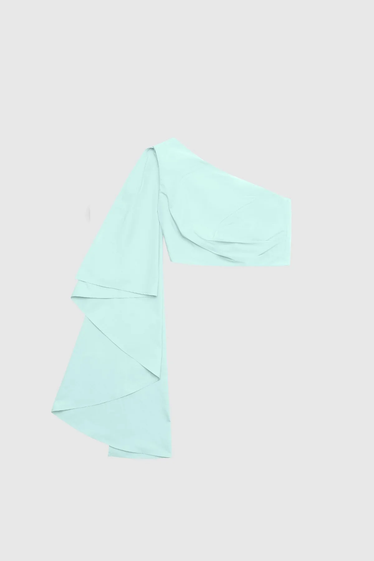 The Wolf Gang Amar One Shoulder Top - Aqua - Image 3