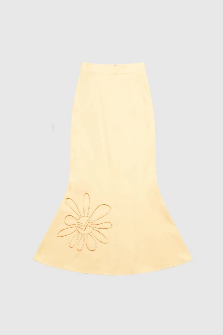 The Wolf Gang Inka Maxi Skirt - Butter - Image 3