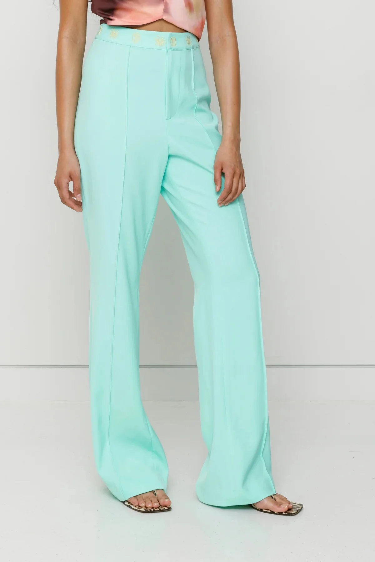 The Wolf Gang Inka Pant - Aqua - Image 4