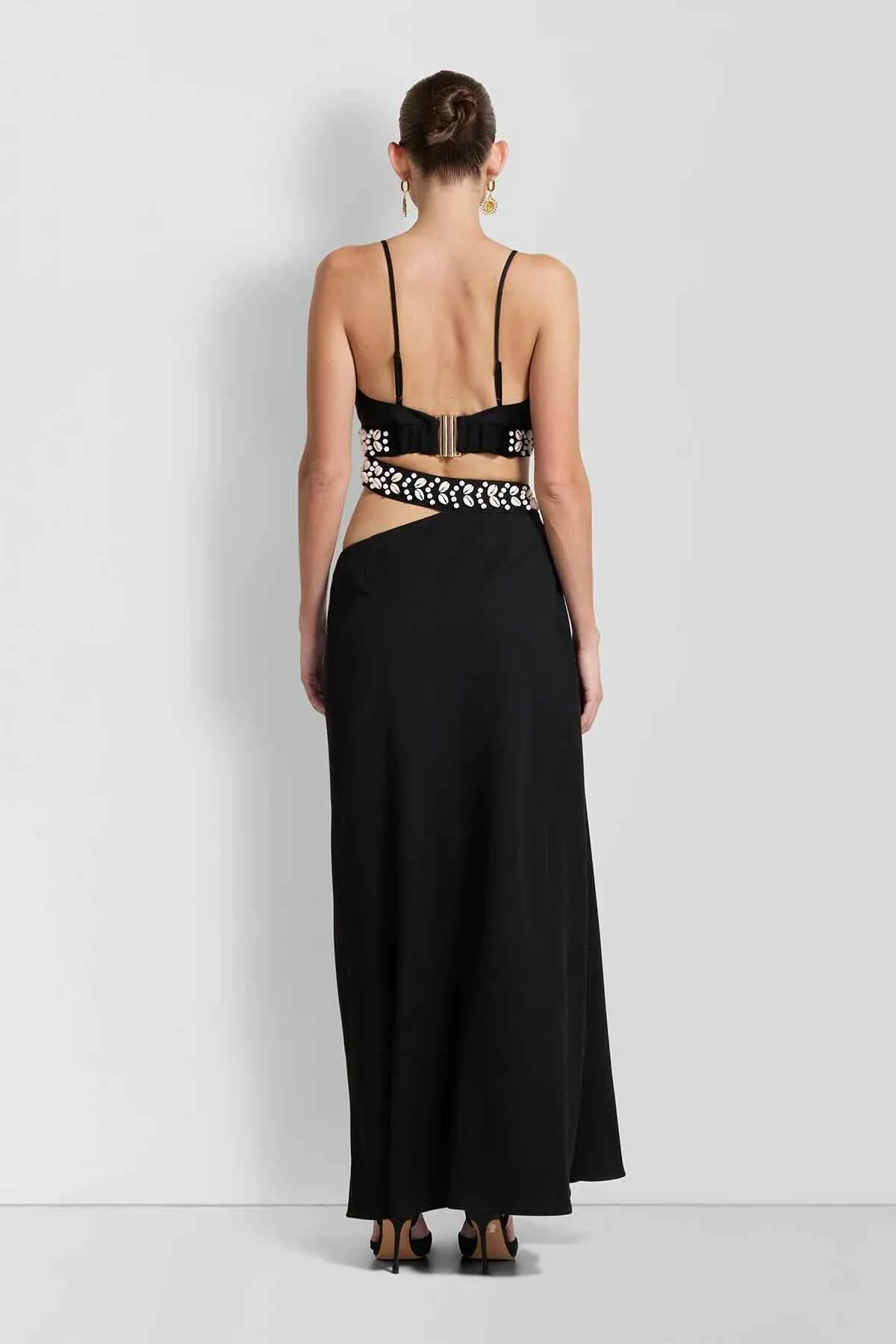 The Wolf Gang La Playa Maxi Dress - Noir - Image 6