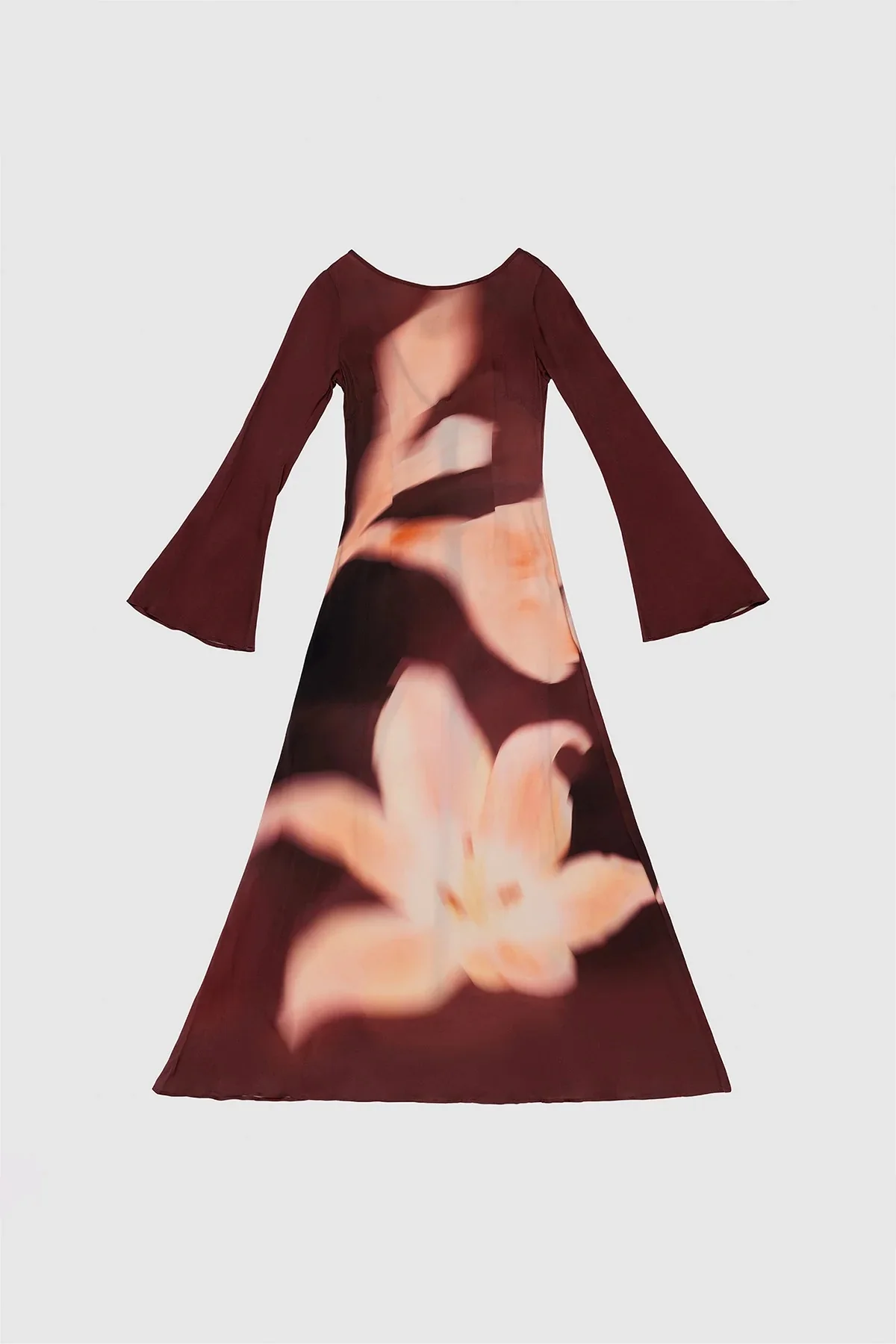 The Wolf Gang Leona Maxi Dress - Cocoa Flower - Image 3