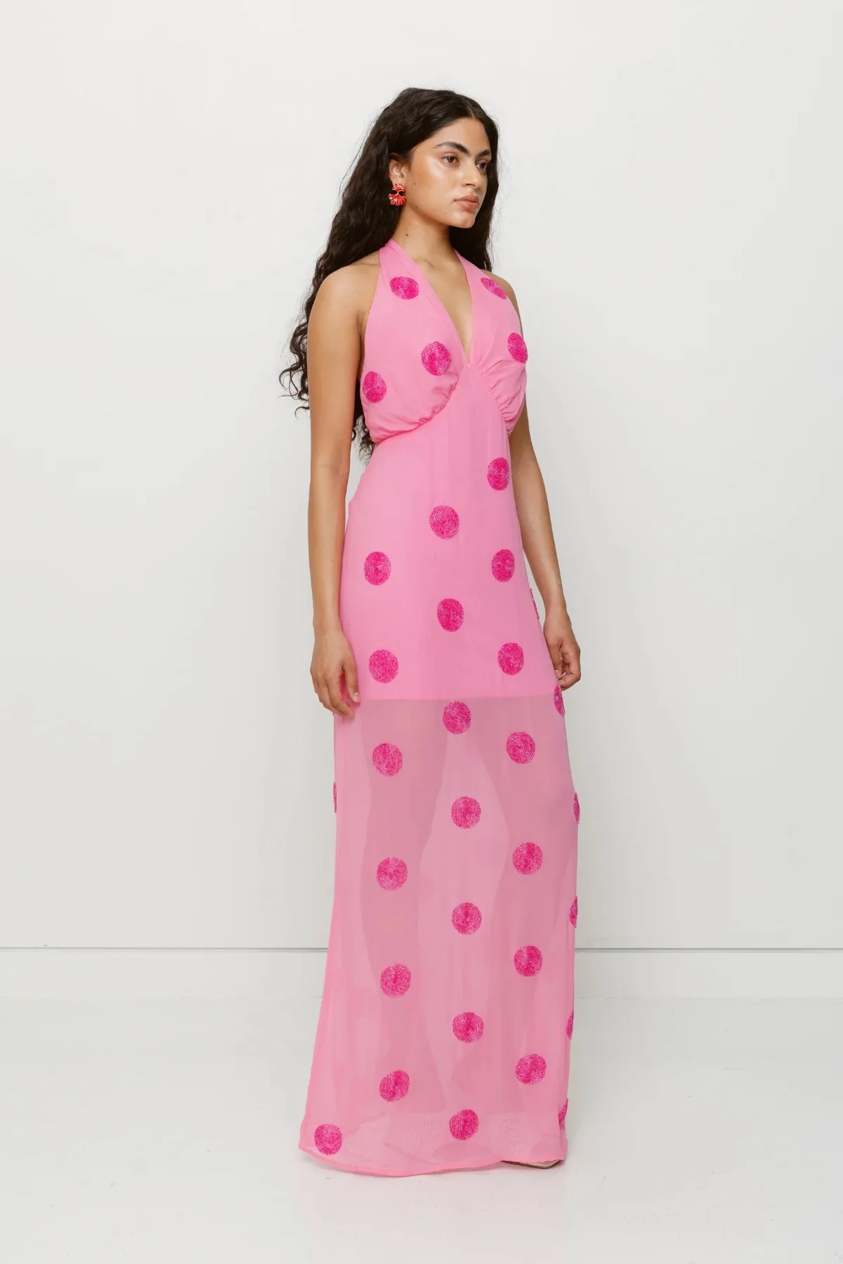 The Wolf Gang Sanja Slip Dress - Candy - Image 2
