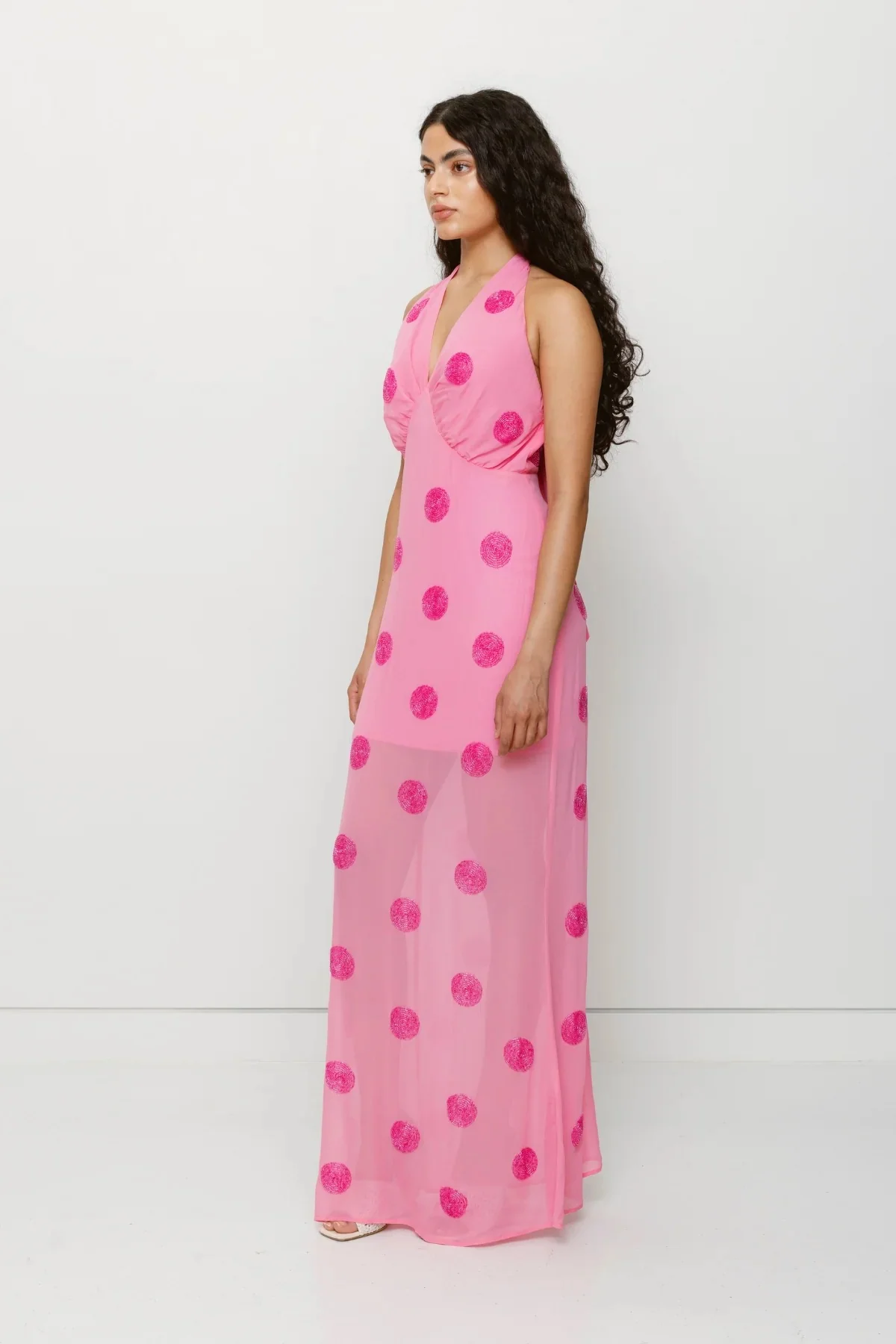 The Wolf Gang Sanja Slip Dress - Candy - Image 4