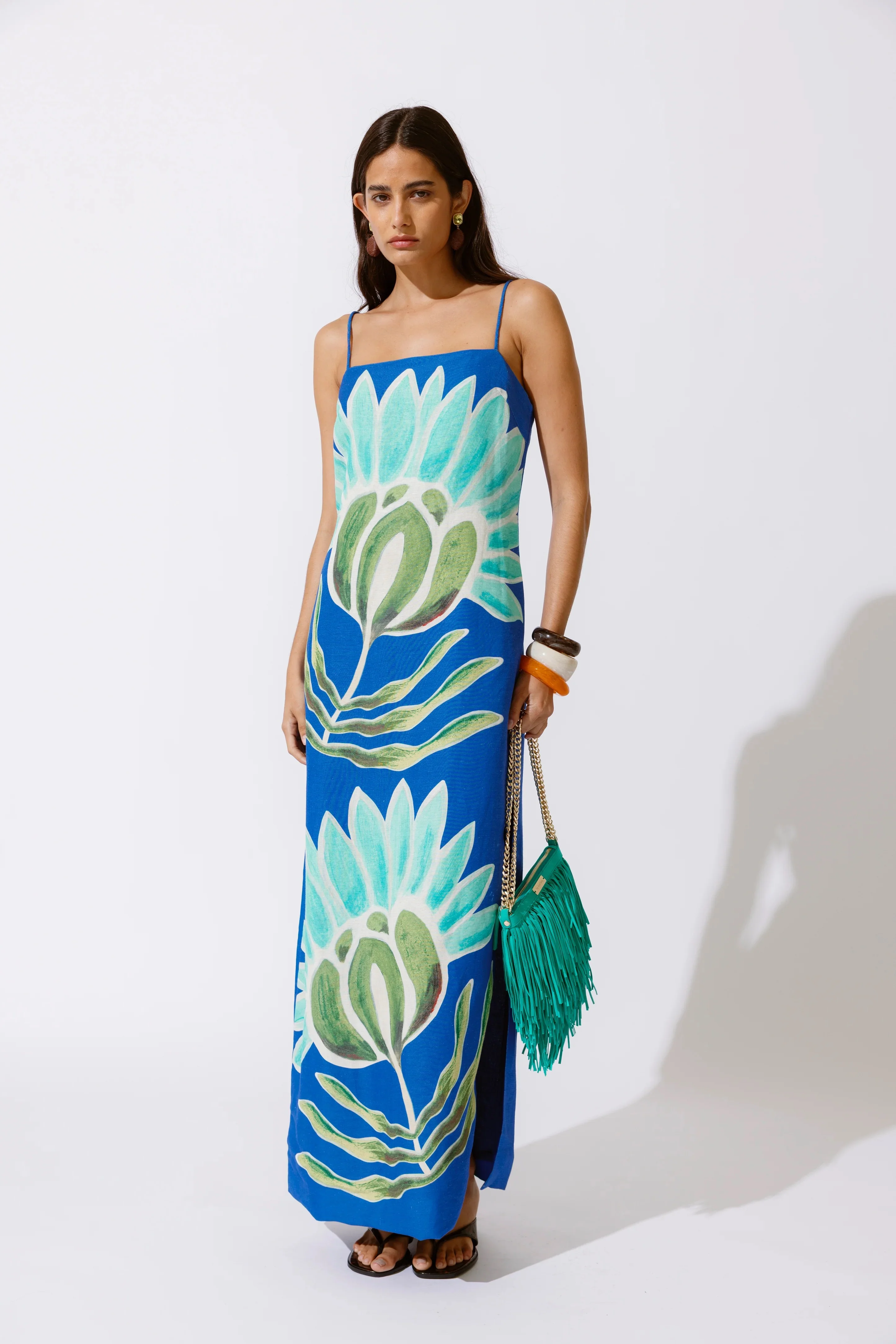 The Wolf Gang Solsana Maxi Dress - Fern - Image 2