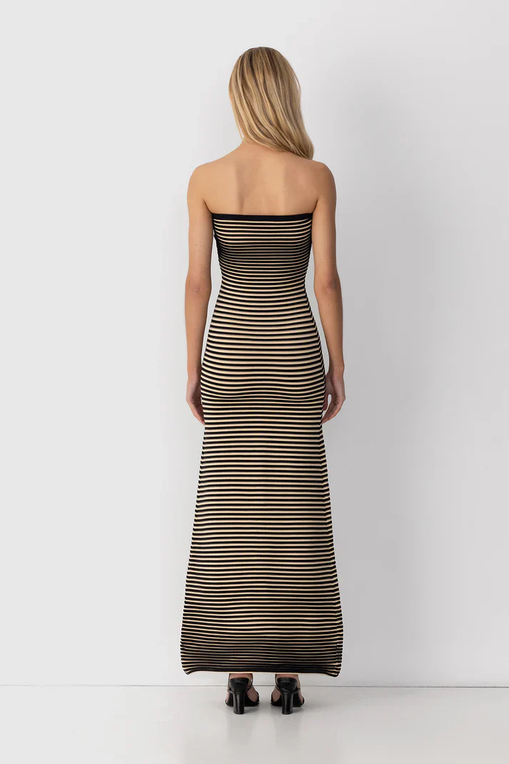 The Wolf Gang Sunmor Knit Maxi Dress - Noir - Image 6