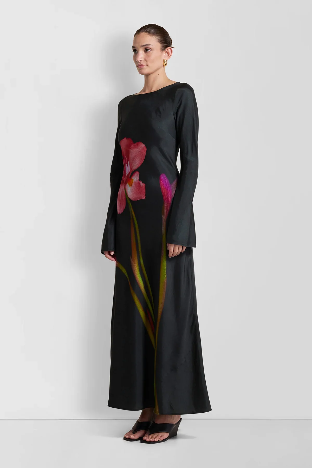 The Wolf Gang Thea Maxi Dress - Noir - Image 2