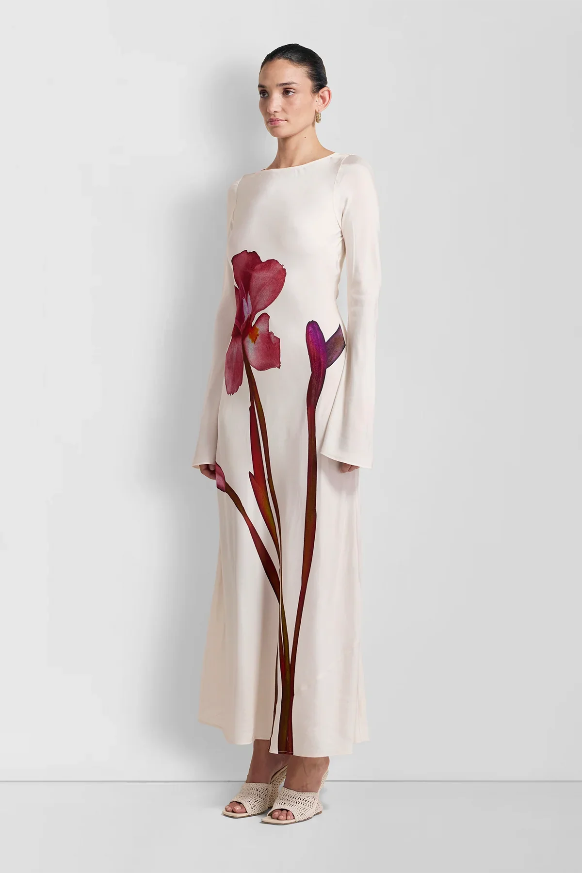The Wolf Gang Thea Maxi Dress - Porcelain - Image 2