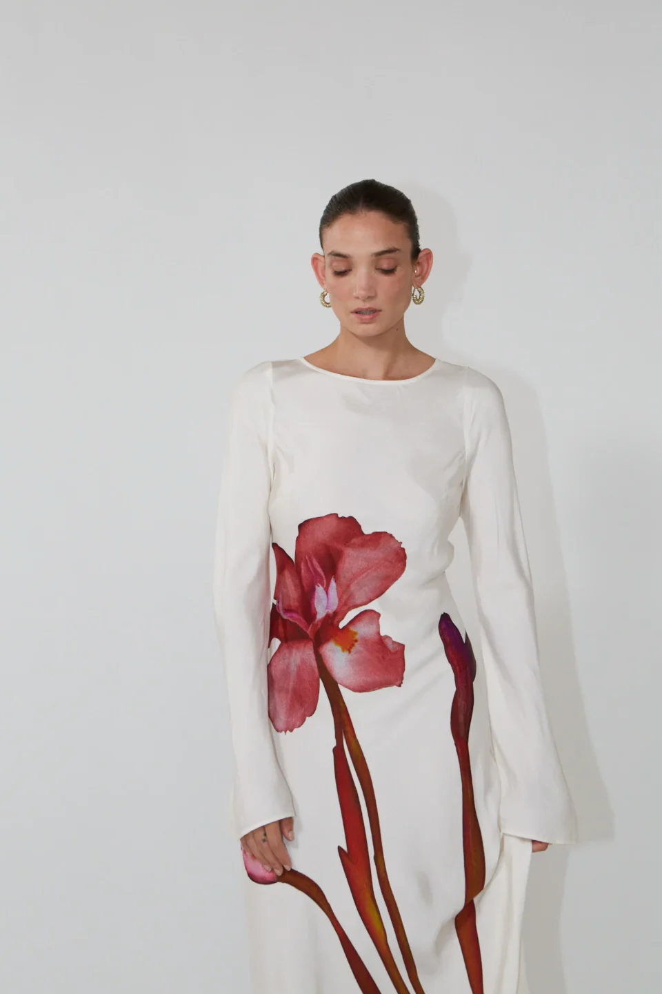 The Wolf Gang Thea Maxi Dress - Porcelain - Image 3