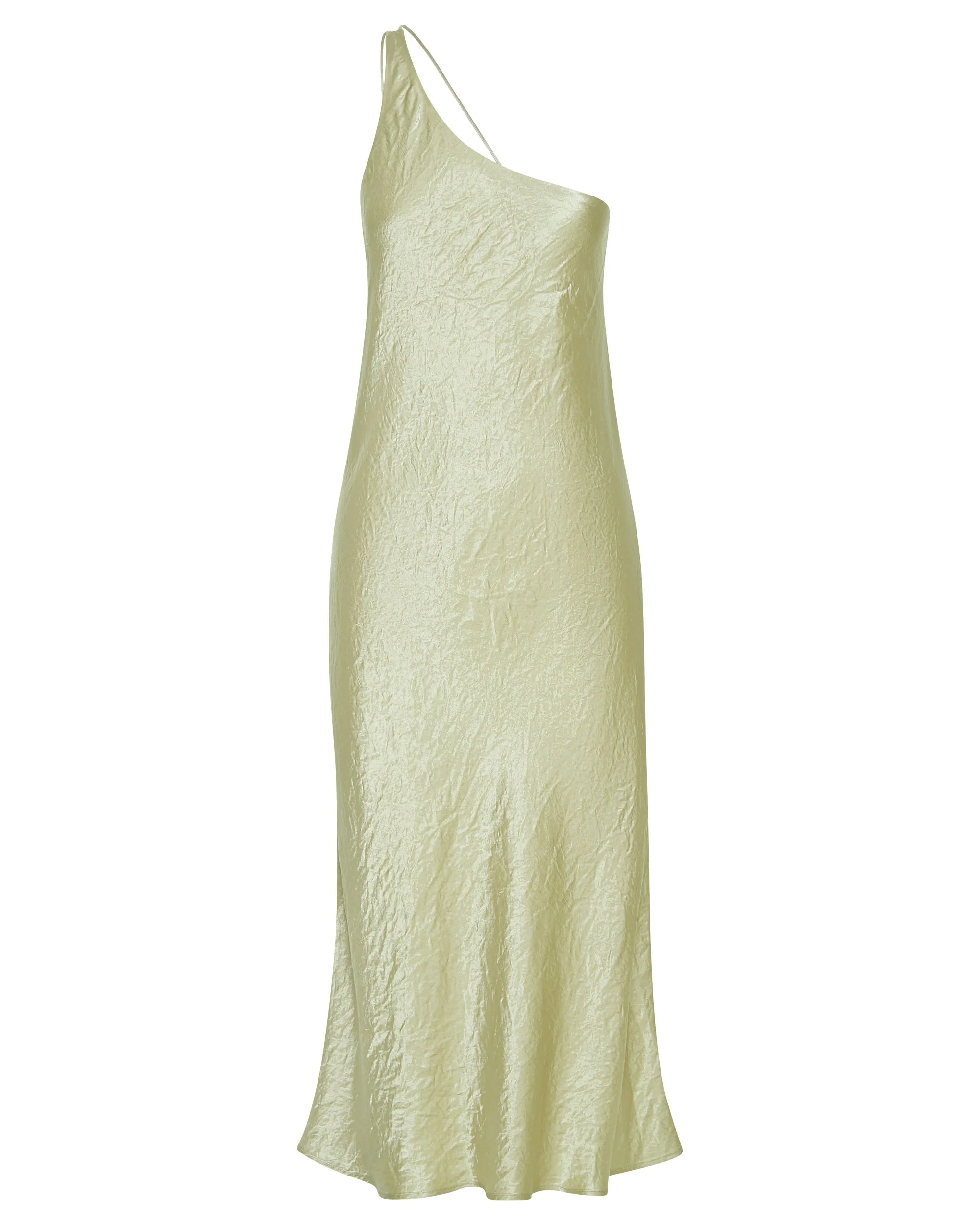 Third Form Crush Bias One Shoulder Midi Dress - Apple - Image 6