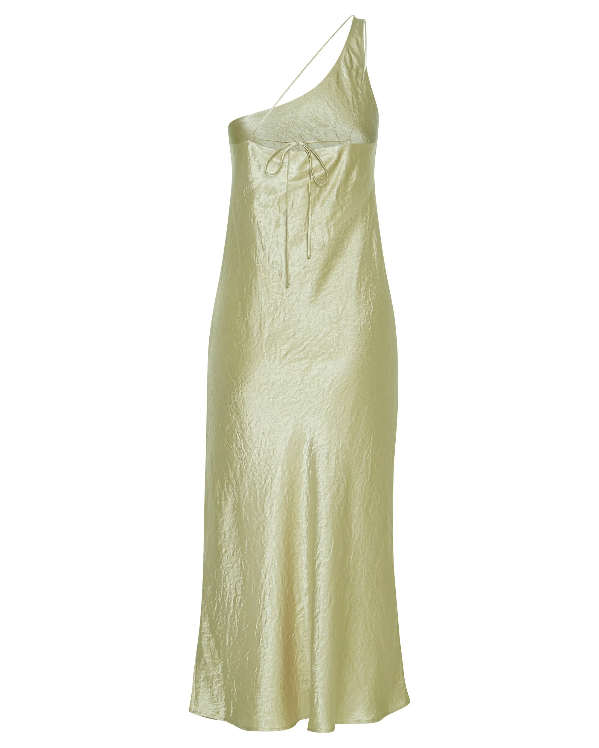 Third Form Crush Bias One Shoulder Midi Dress - Apple - Image 7
