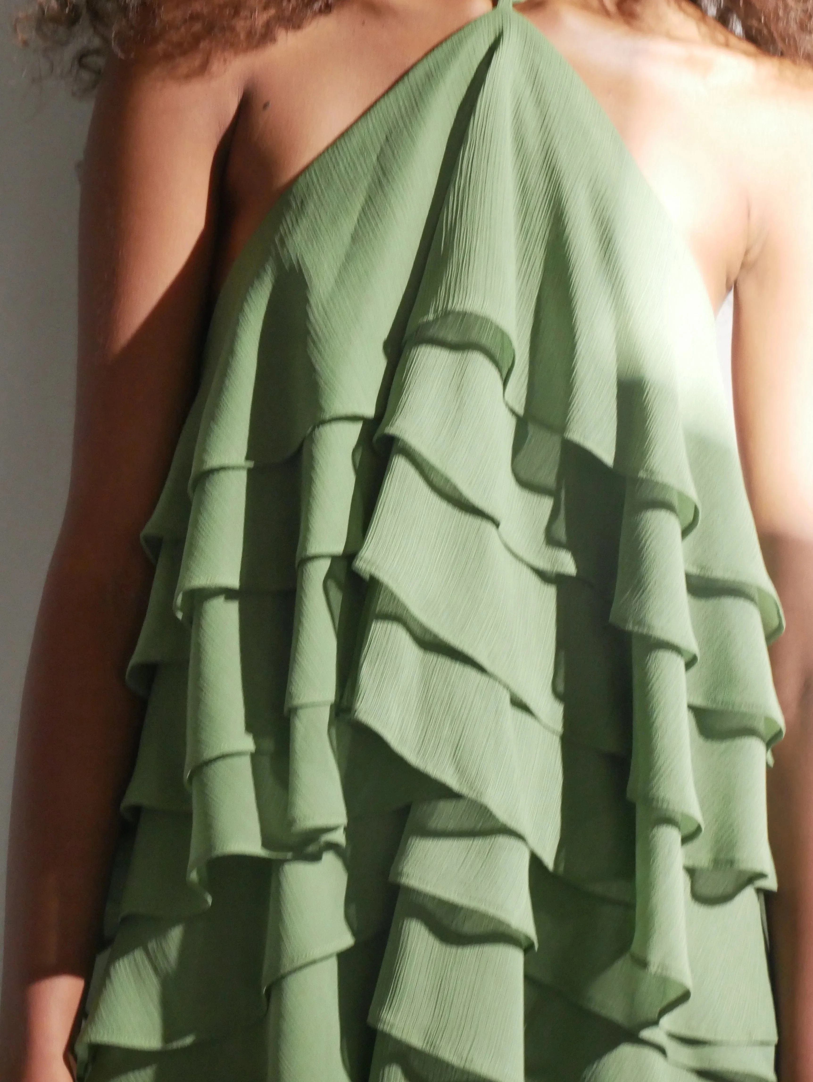 Third Form Gaia Tiered Maxi Dress - Juniper - Image 4