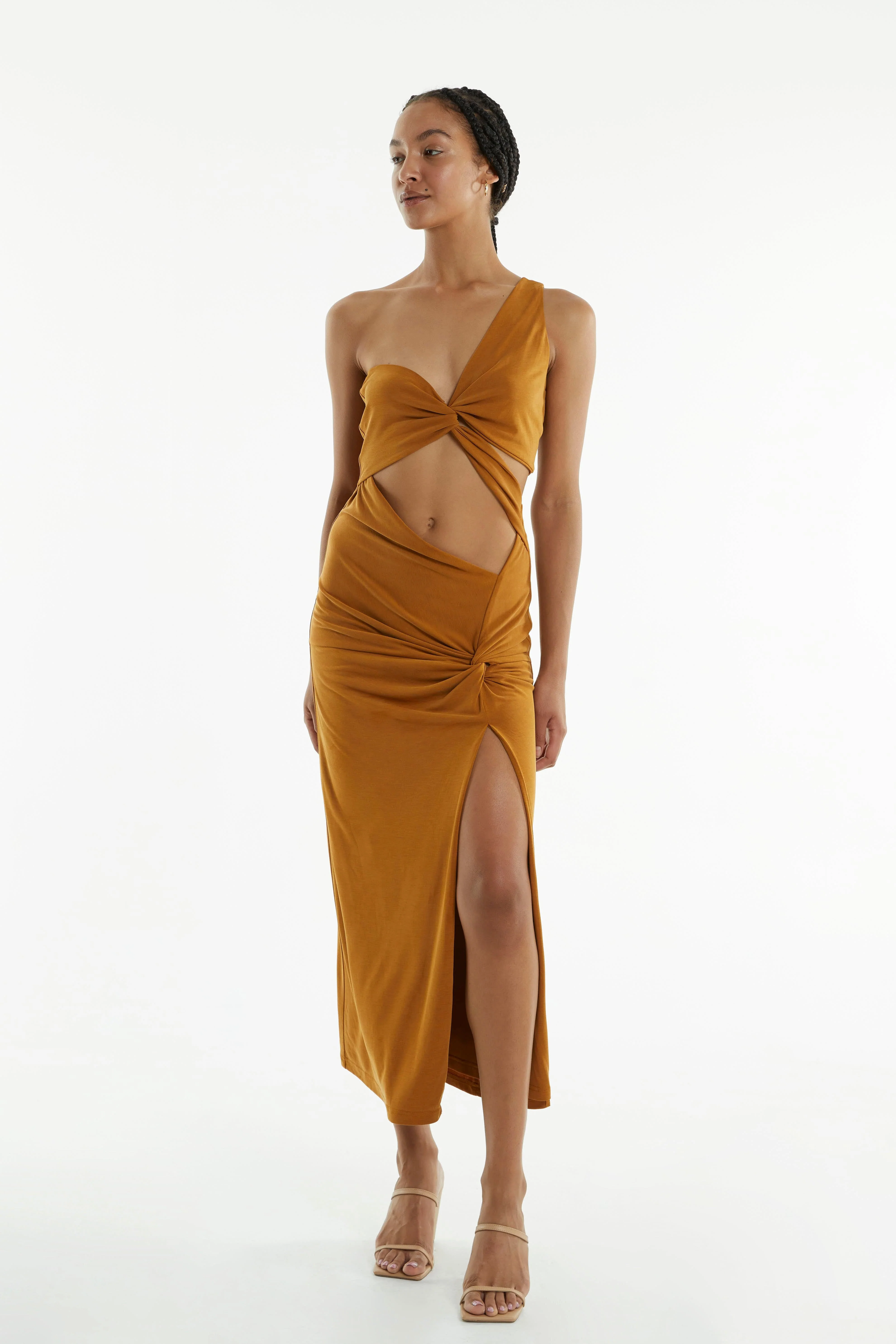 Third Form Turn Around Twist Out Midi - Camel - Image 2