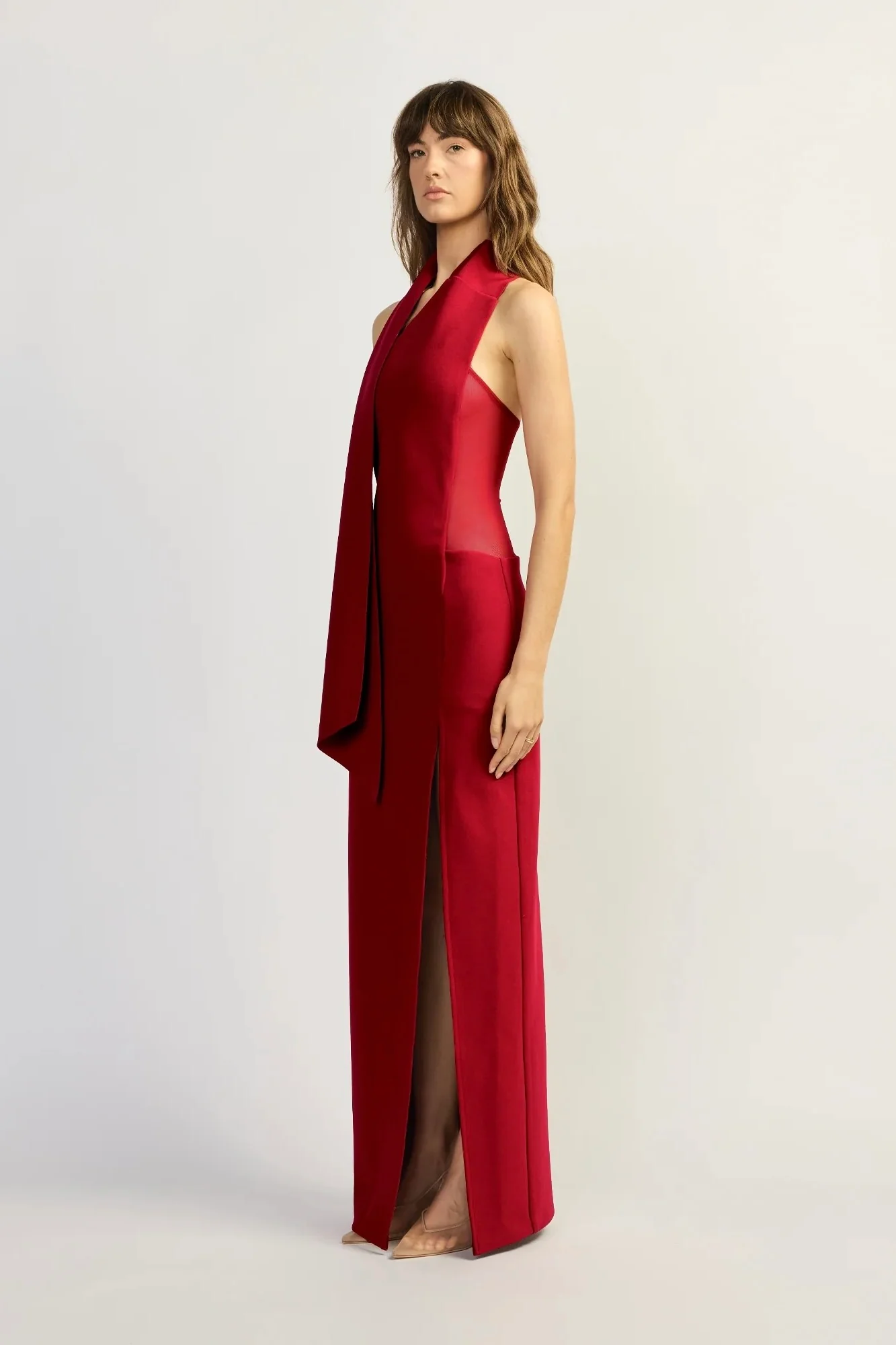 Tojhà Aeron Maxi Dress- Cherry Red - Image 5