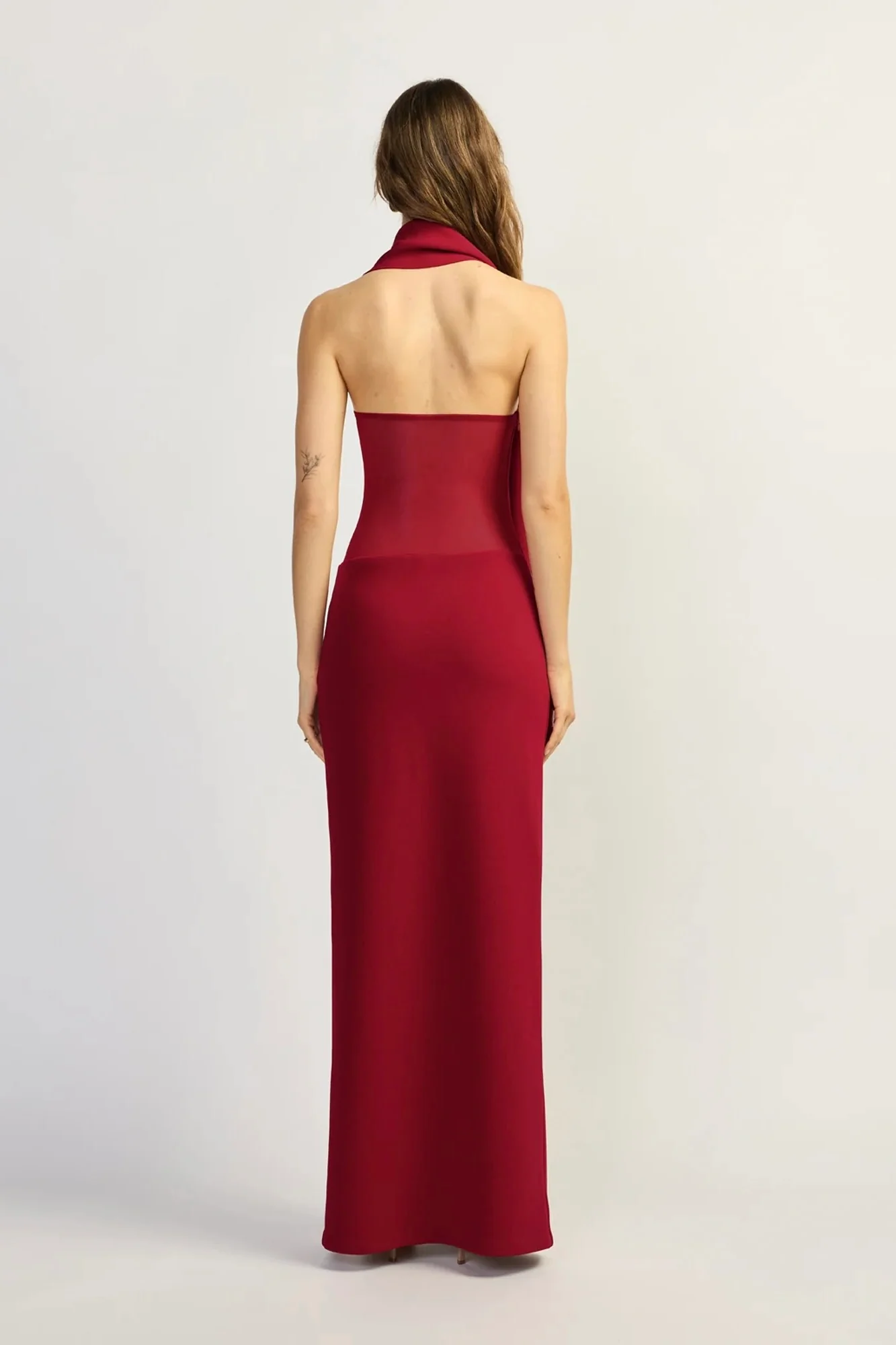 Tojhà Aeron Maxi Dress- Cherry Red - Image 6