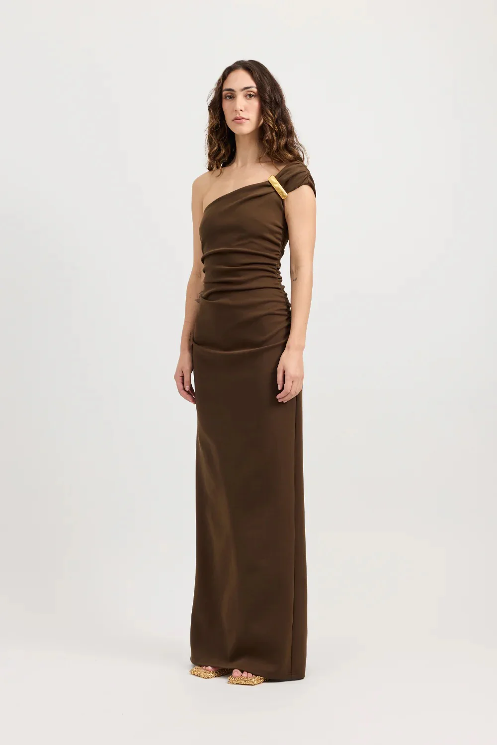 Tojhà Emery Dress - Chocolate - Image 2
