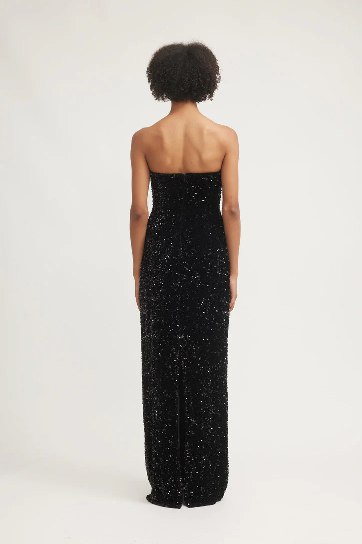 Tojhà Harlynne Dress - Black Sequin - Image 5