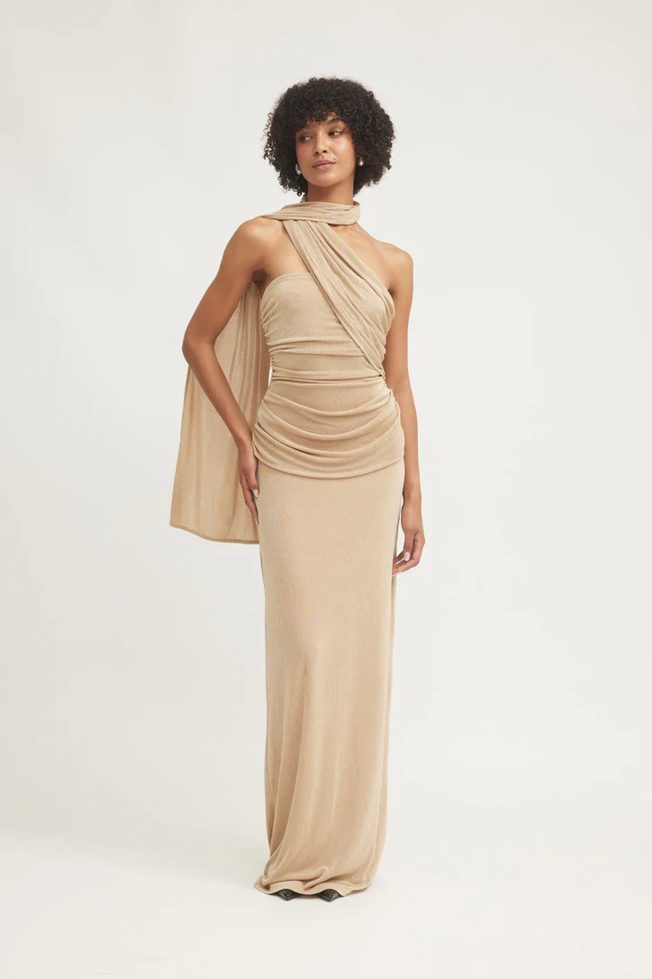 Tojhà Iesha Dress - Champagne Beige - Image 2
