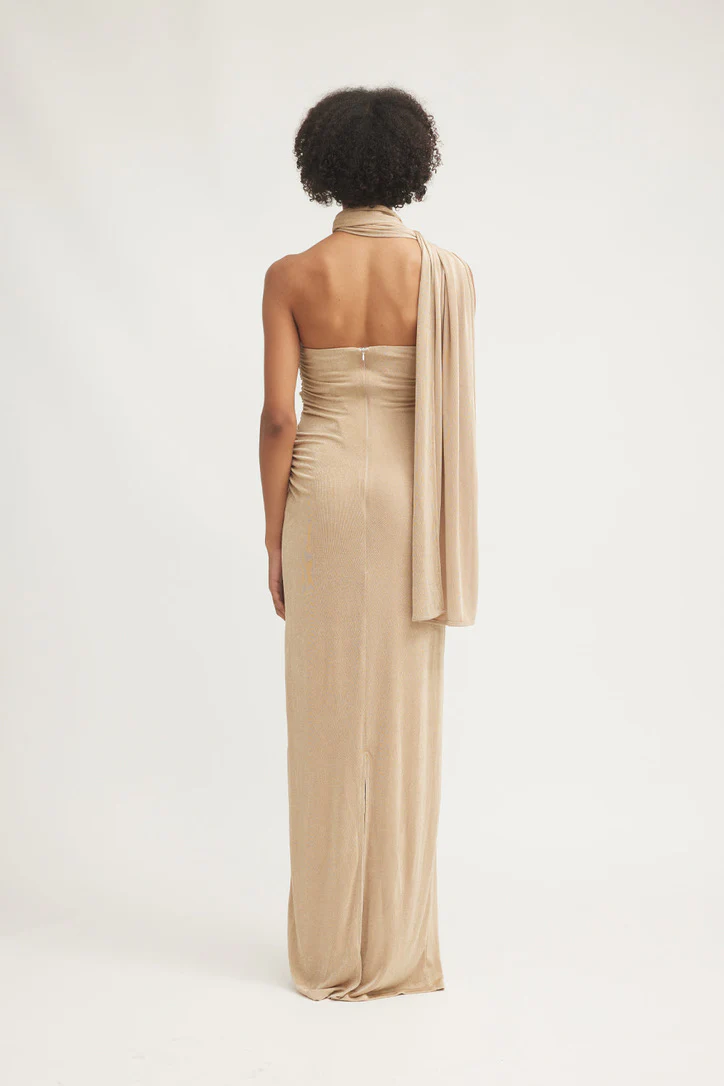 Tojhà Iesha Dress - Champagne Beige - Image 6