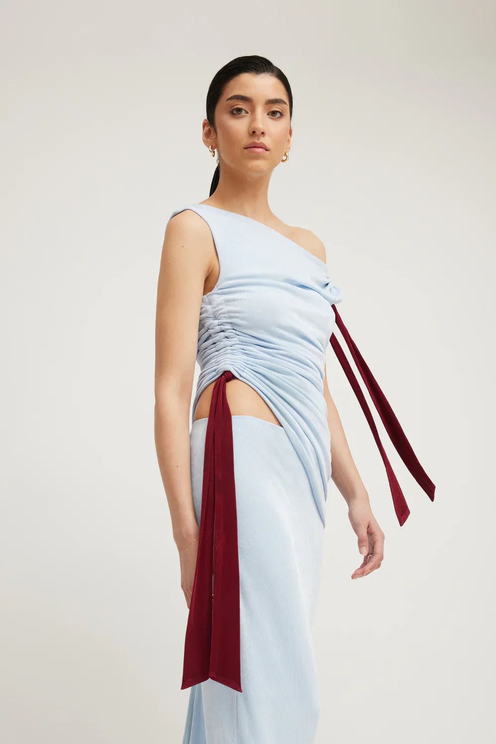 Tojhà Kalilah Dress - Sky/Merlot - Image 2