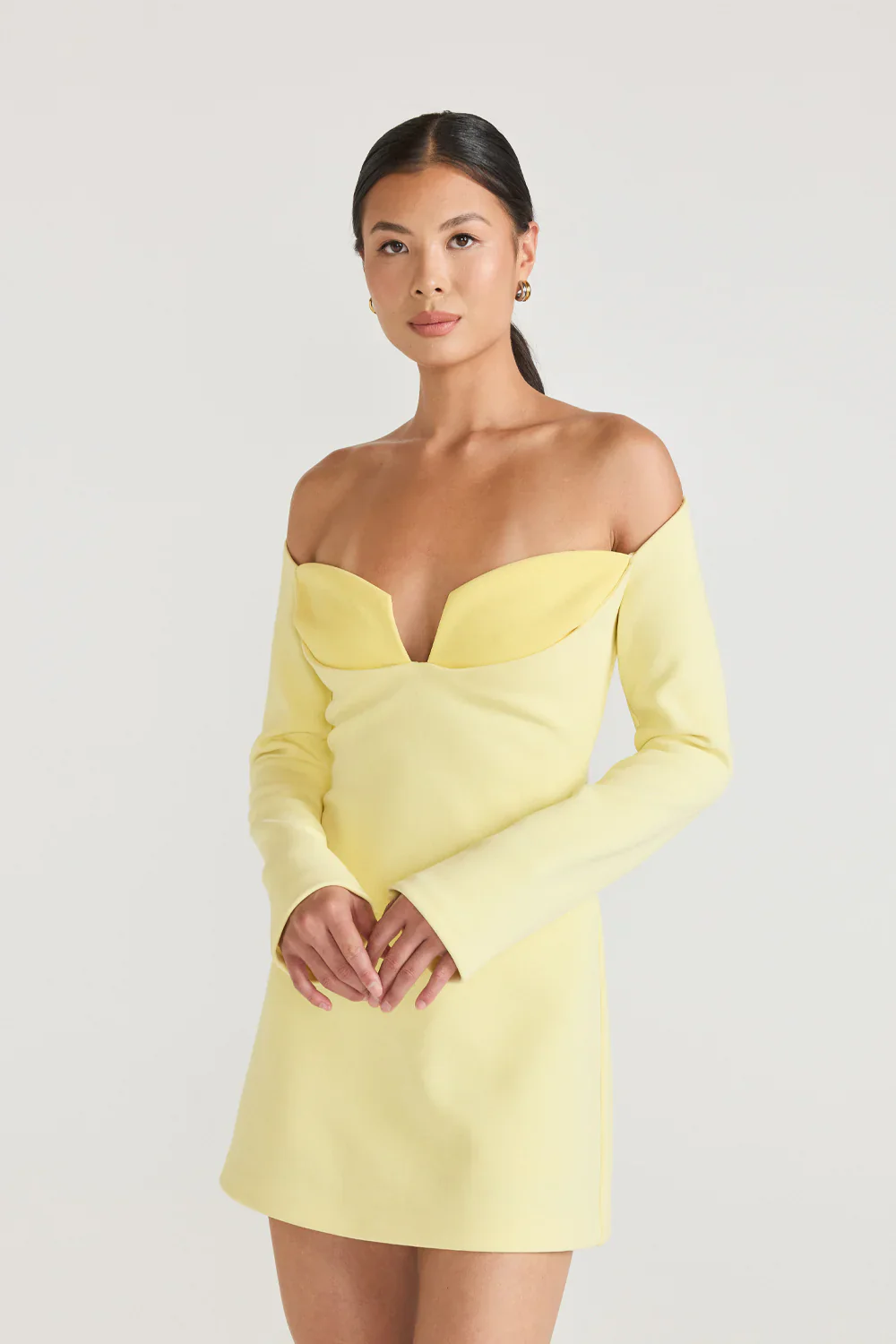 Tojhà Lilosa Mini Dress - Lemon/Honey - Image 2