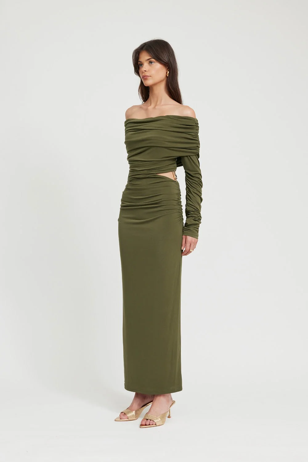 Tojhà Malichi Dress - Khaki - Image 4