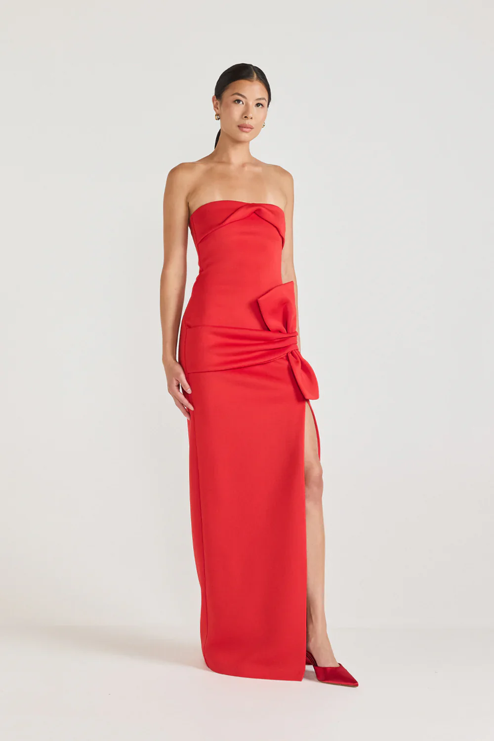 Tojhà Nowea Gown - Red - Image 5