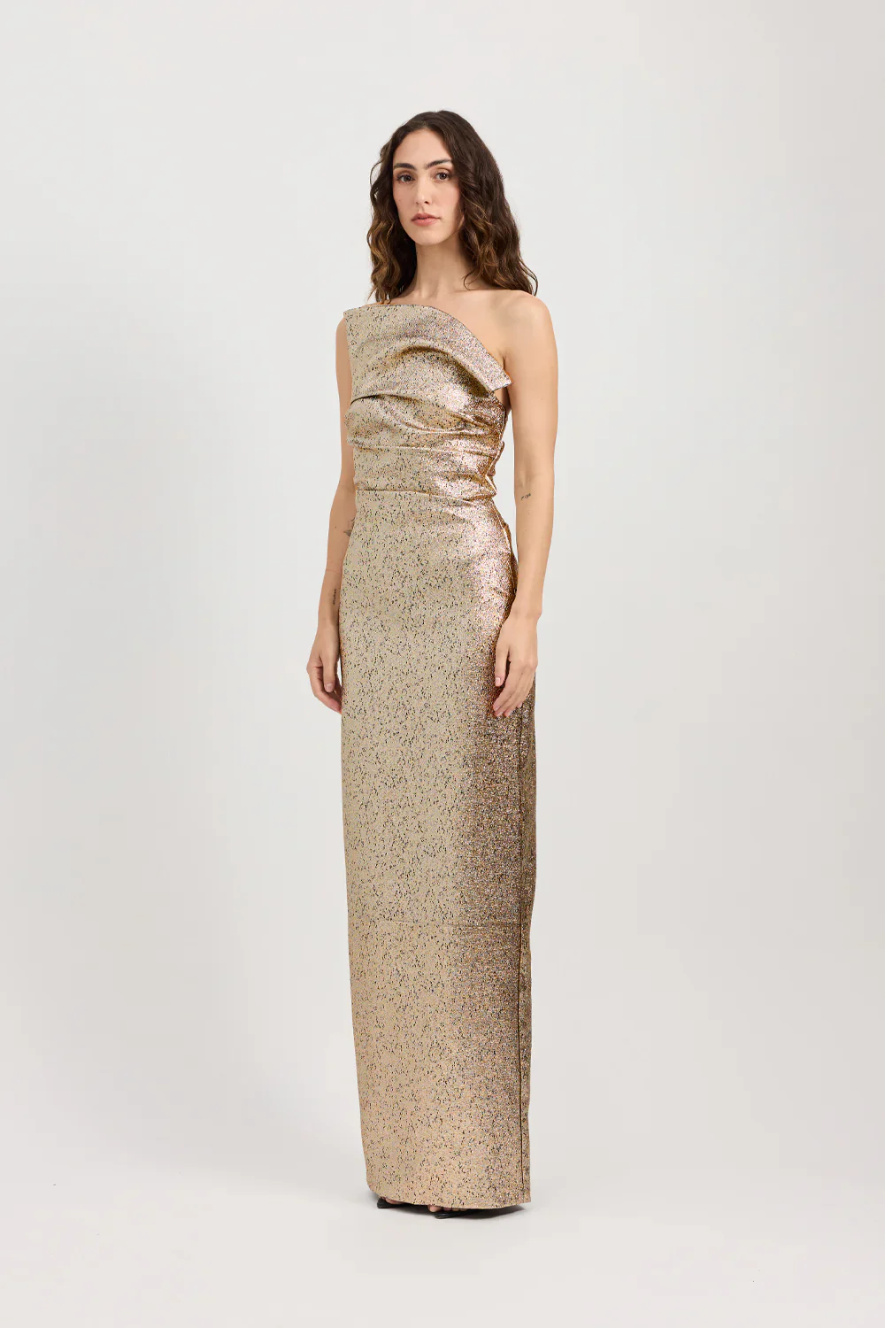 Tojhà Tacoma Dress - Metallic Champagne - Image 5