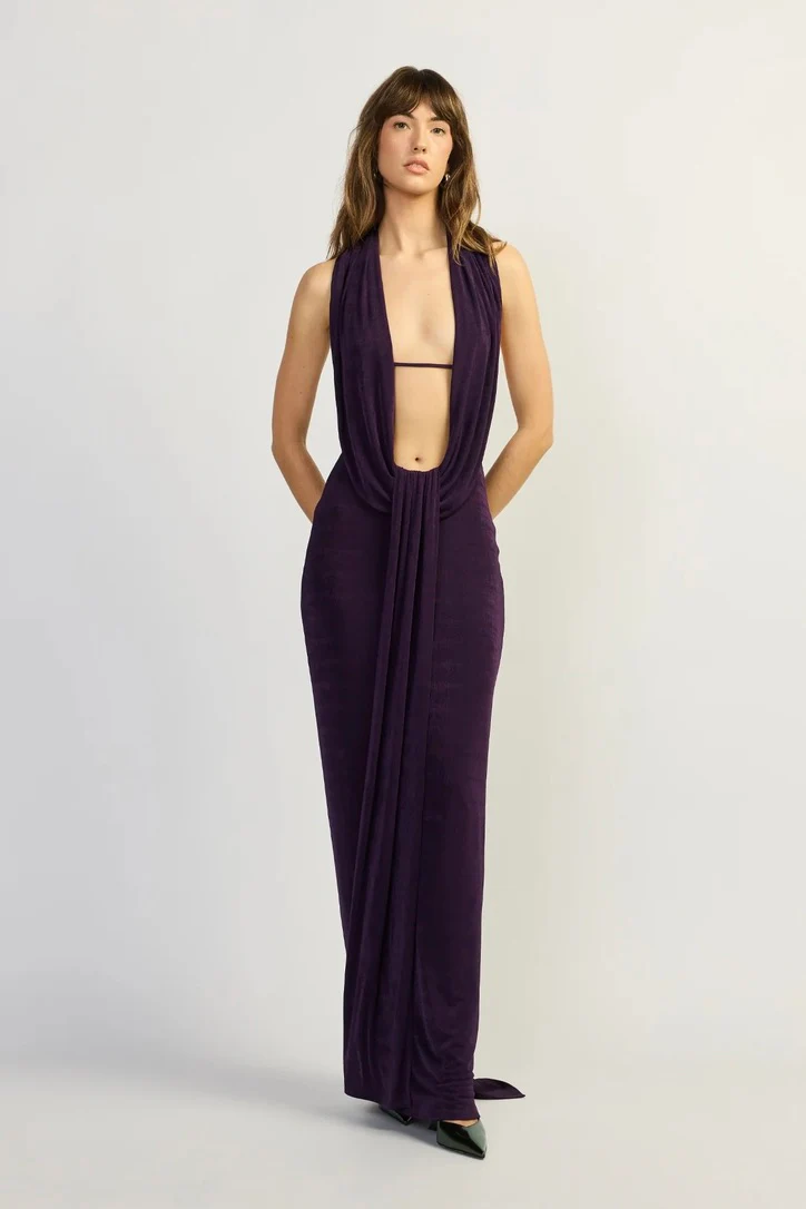 Tojhà Vianna Dress - Blackberry - Image 2