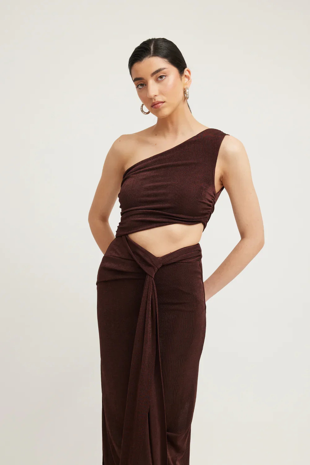 Tojhà Viola Dress - Chocolate - Image 2