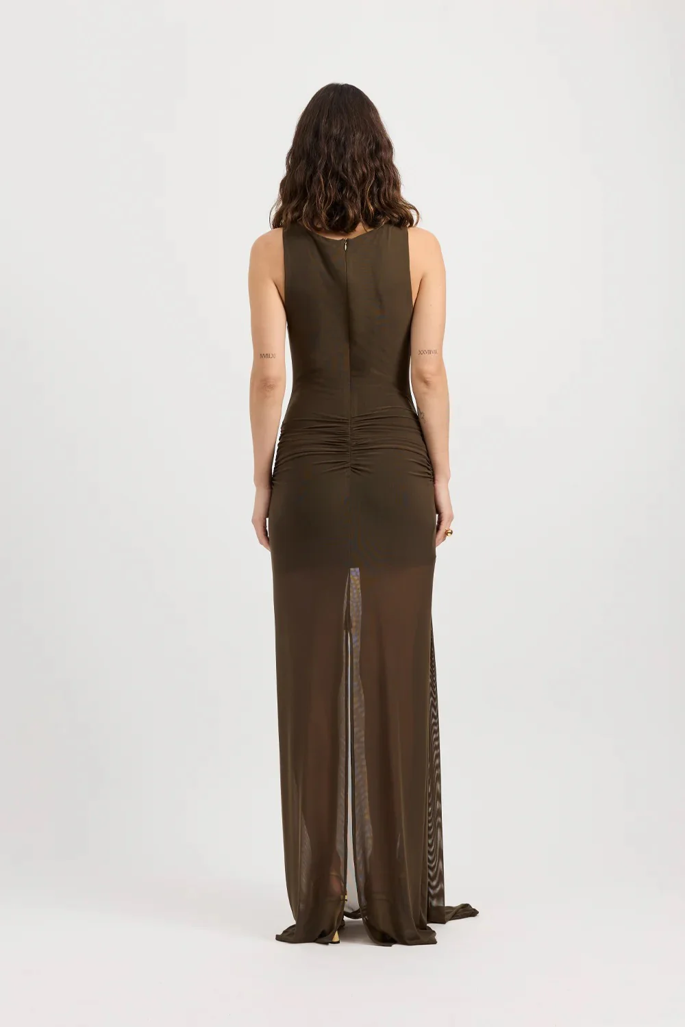 Tojhà Wren Dress - Chocolate - Image 6