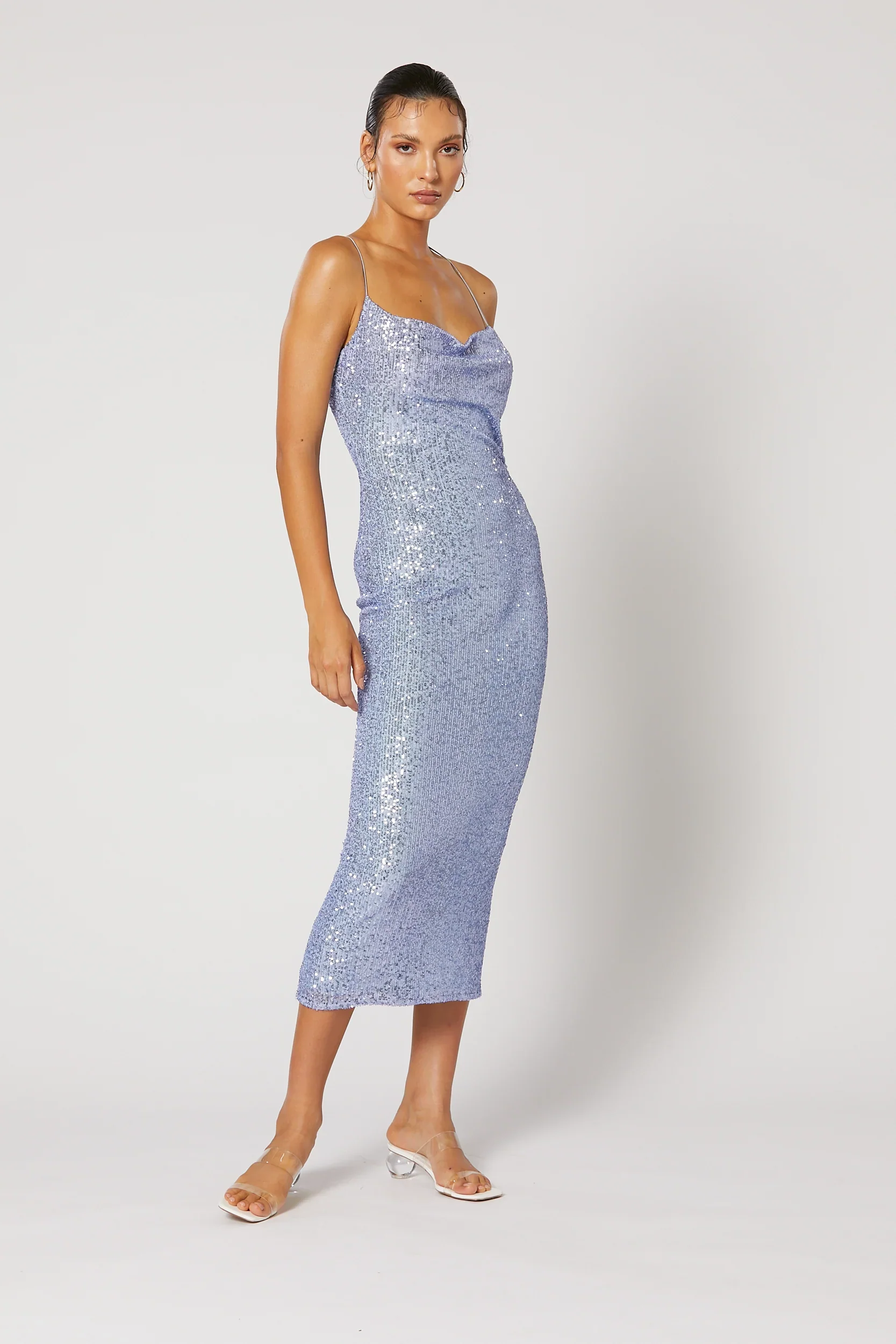 Winona Marini Midi Dress - Blue - Image 4