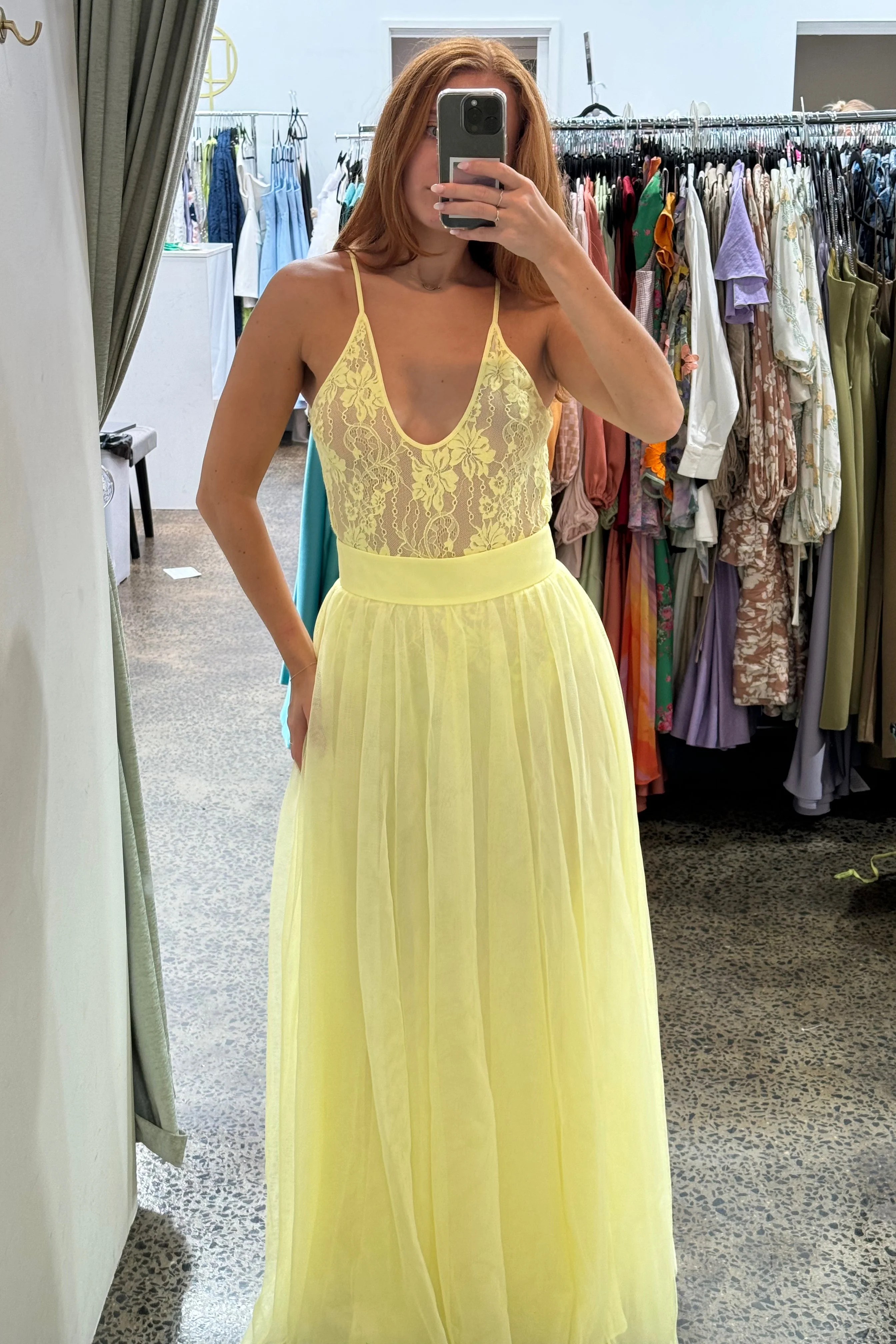 Zimmermann Scoop Neck Bodysuit - Lemon - Image 3