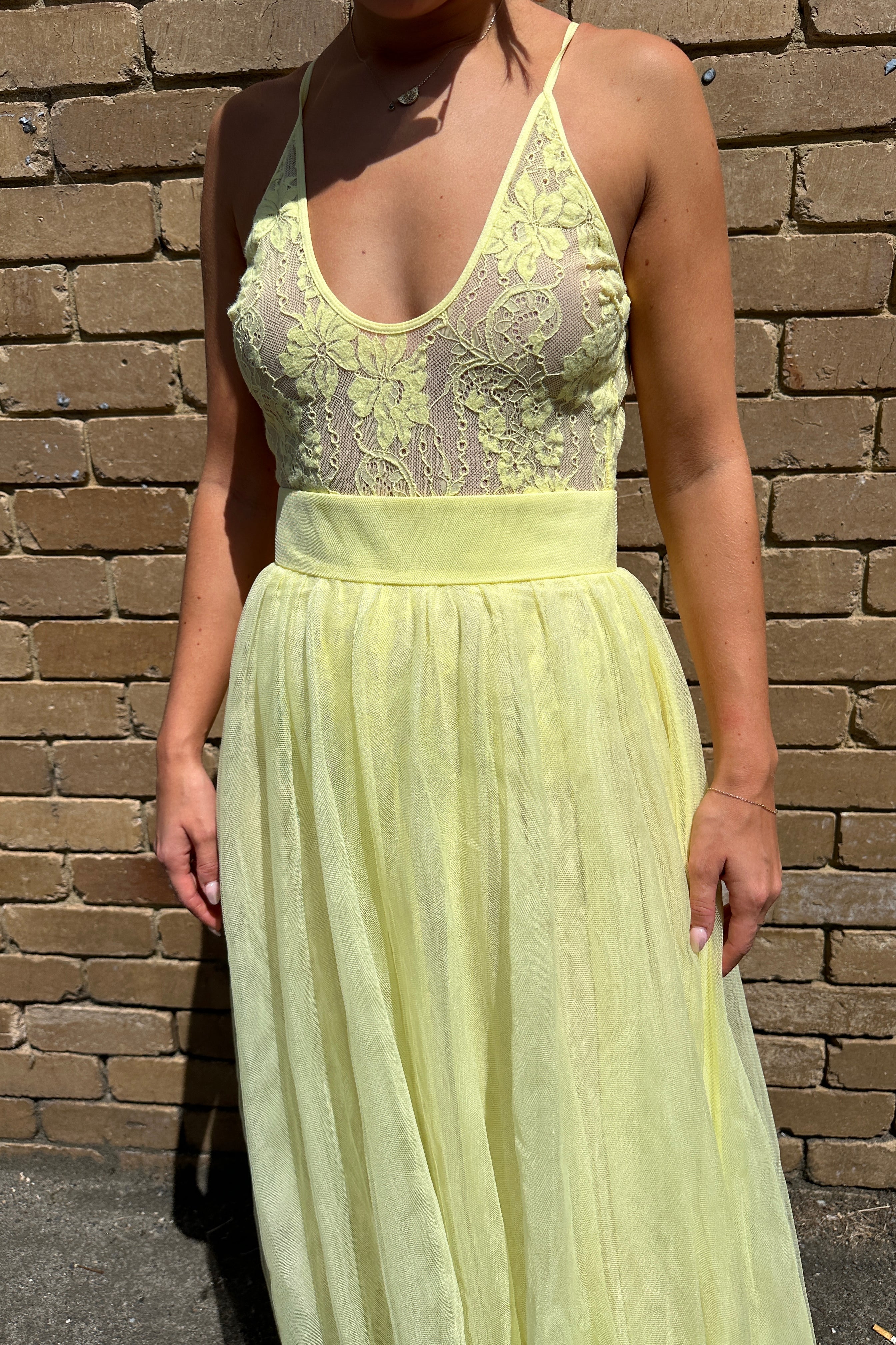 Zimmermann Scoop Neck Bodysuit - Lemon - Image 4