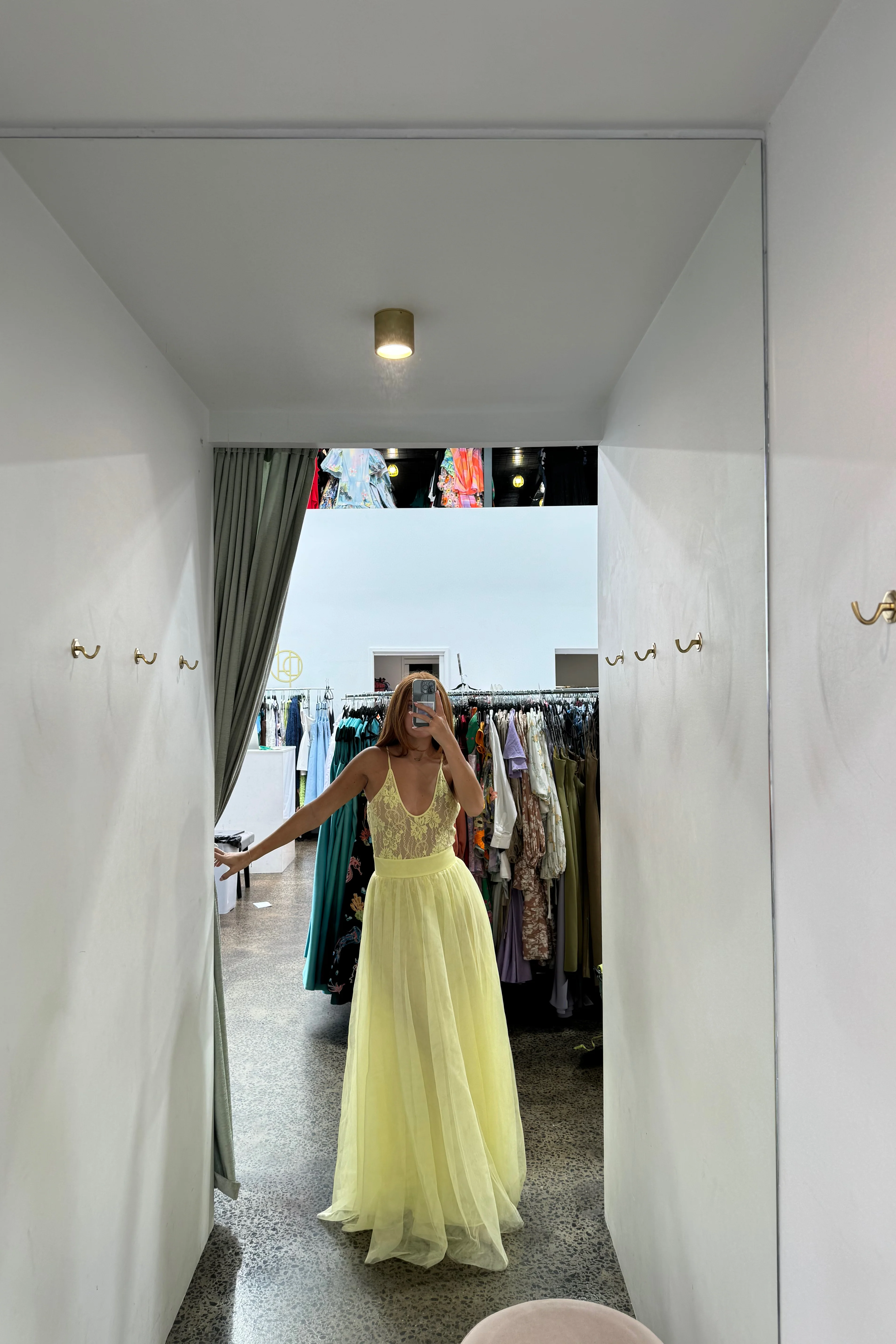 Zimmermann Tulle Skirt - Lemon - Image 6